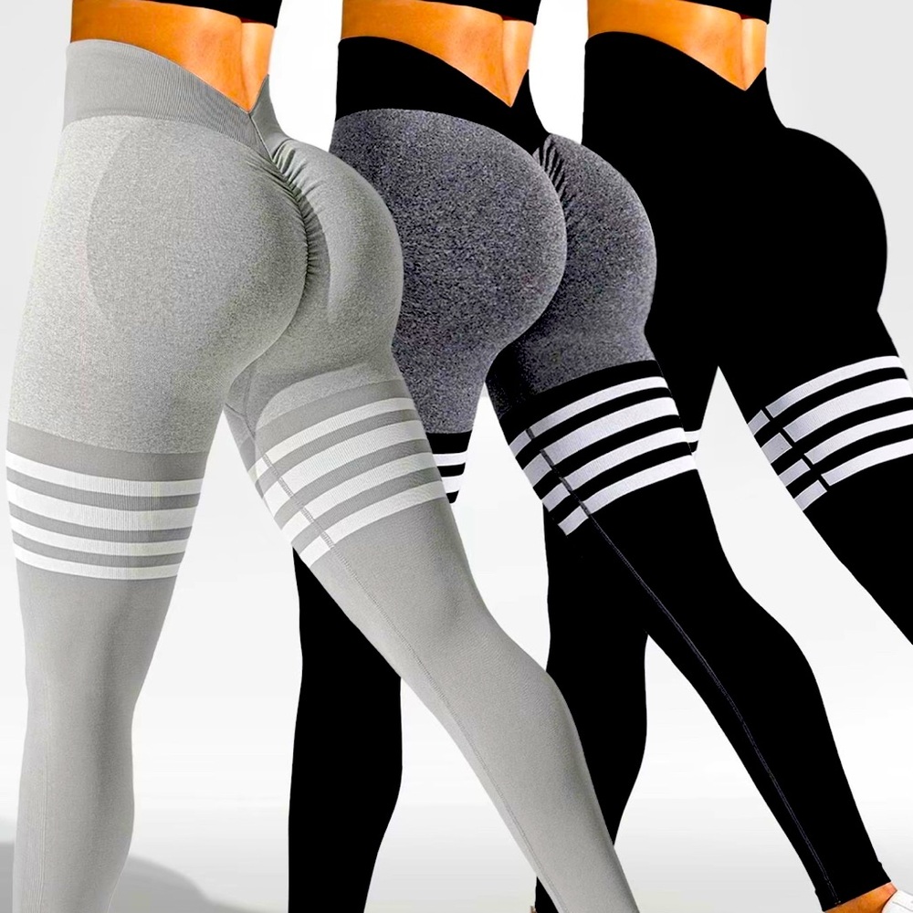 Set Of 3 Yoga Or Sports Leggings.